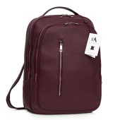 Rucsac din piele naturala laptop 15,6 inch DiAmanti Viggiano Bordo